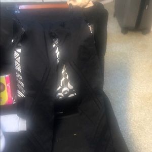 Workout compression tights